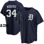 Jake Rogers Men's Detroit Tigers Navy Replica Alternate Jersey