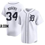 Jake Rogers Men's Detroit Tigers White Limited Home Jersey