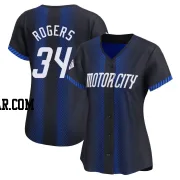 Jake Rogers Women's Detroit Tigers Blue Limited 2024 City Connect Jersey