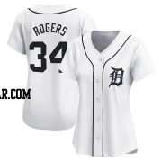 Jake Rogers Women's Detroit Tigers White Limited Home Jersey