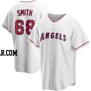 Jake Smith Men's Los Angeles Angels White Replica Home Jersey