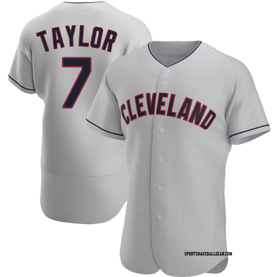 Jake Taylor Men's Cleveland Guardians Gray Authentic Road Jersey