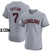 Jake Taylor Men's Cleveland Guardians Gray Elite Road Jersey