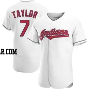 Jake Taylor Men's Cleveland Guardians White Authentic Home Jersey