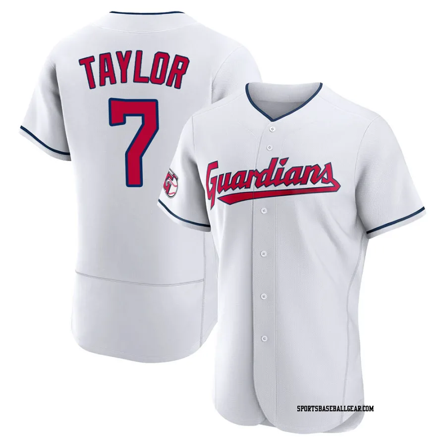 Jake Taylor Men's Cleveland Guardians White Authentic Home Jersey