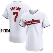 Jake Taylor Men's Cleveland Guardians White Elite Home Jersey