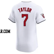 Jake Taylor Men's Cleveland Guardians White Elite Home Jersey