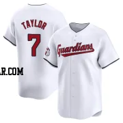 Jake Taylor Men's Cleveland Guardians White Limited Home Jersey