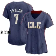 Jake Taylor Women's Cleveland Guardians Navy Limited 2024 City Connect Jersey