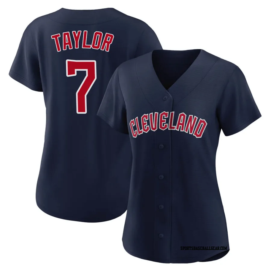 Jake Taylor Women's Cleveland Guardians Navy Replica Alternate Jersey