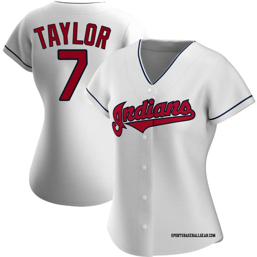 Jake Taylor Women's Cleveland Guardians White Replica Home Jersey