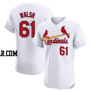 Jake Walsh Men's St. Louis Cardinals White Elite Home Jersey