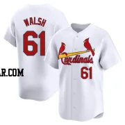 Jake Walsh Men's St. Louis Cardinals White Limited Home Jersey