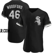 Jake Woodford Men's Chicago White Sox Black Authentic Alternate Jersey