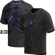 Jake Woodford Men's Chicago White Sox Black Holographic Replica Alternate Jersey