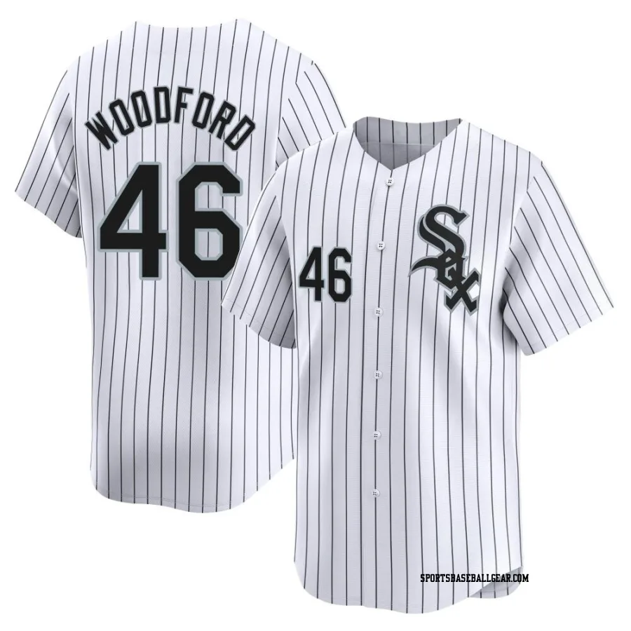 Jake Woodford Men's Chicago White Sox White Limited Home Jersey