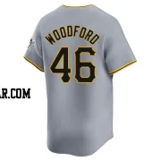 Jake Woodford Men's Pittsburgh Pirates Gray Limited Away Jersey