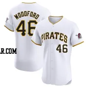 Jake Woodford Men's Pittsburgh Pirates White Elite Home Jersey