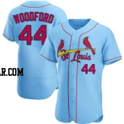 Jake Woodford Men's St. Louis Cardinals Light Blue Authentic Alternate Jersey