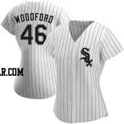 Jake Woodford Women's Chicago White Sox White Authentic Home Jersey