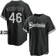 Jake Woodford Youth Chicago White Sox Black Replica 2021 City Connect Jersey