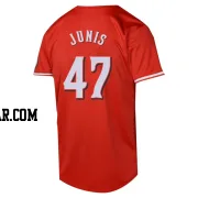 Jakob Junis Men's Cincinnati Reds Red Limited Alternate Jersey