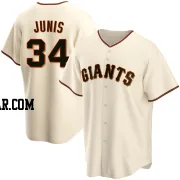 Jakob Junis Youth San Francisco Giants Cream Replica Home Jersey