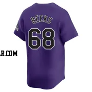 Jalen Beeks Men's Colorado Rockies Purple Limited Alternate Jersey