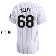 Jalen Beeks Men's Colorado Rockies White Elite Home Jersey