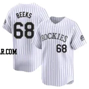 Jalen Beeks Men's Colorado Rockies White Limited Home Jersey