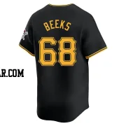 Jalen Beeks Men's Pittsburgh Pirates Black Limited Alternate Jersey