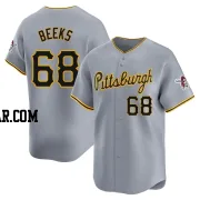 Jalen Beeks Men's Pittsburgh Pirates Gray Limited Away Jersey