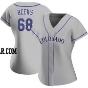 Jalen Beeks Women's Colorado Rockies Gray Replica Road Jersey