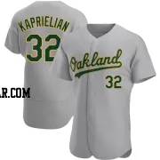 James Kaprielian Men's Oakland Athletics Gray Authentic Road Jersey