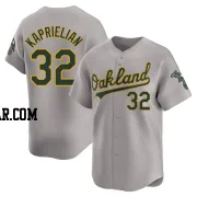 James Kaprielian Men's Oakland Athletics Gray Limited Away Jersey