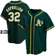 James Kaprielian Men's Oakland Athletics Green Replica Alternate Jersey