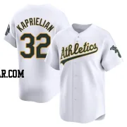 James Kaprielian Men's Oakland Athletics White Limited Home Jersey