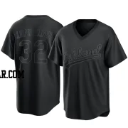 James Kaprielian Youth Oakland Athletics Black Replica Pitch Fashion Jersey