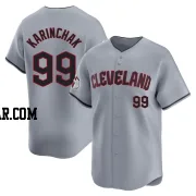 James Karinchak Youth Cleveland Guardians Gray Limited Road Jersey