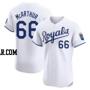 James McArthur Men's Kansas City Royals White Elite Home Jersey