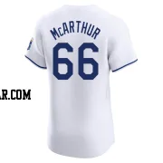 James McArthur Men's Kansas City Royals White Elite Home Jersey