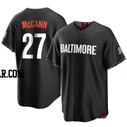 James McCann Men's Baltimore Orioles Black Replica 2023 City Connect Jersey