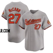 James McCann Men's Baltimore Orioles Gray Limited Road Jersey