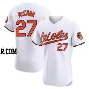 James McCann Men's Baltimore Orioles White Elite Home Jersey