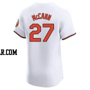 James McCann Men's Baltimore Orioles White Elite Home Jersey