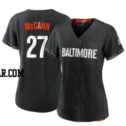 James McCann Women's Baltimore Orioles Black Authentic 2023 City Connect Jersey