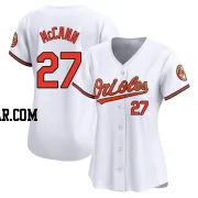 James McCann Women's Baltimore Orioles White Limited Home Jersey