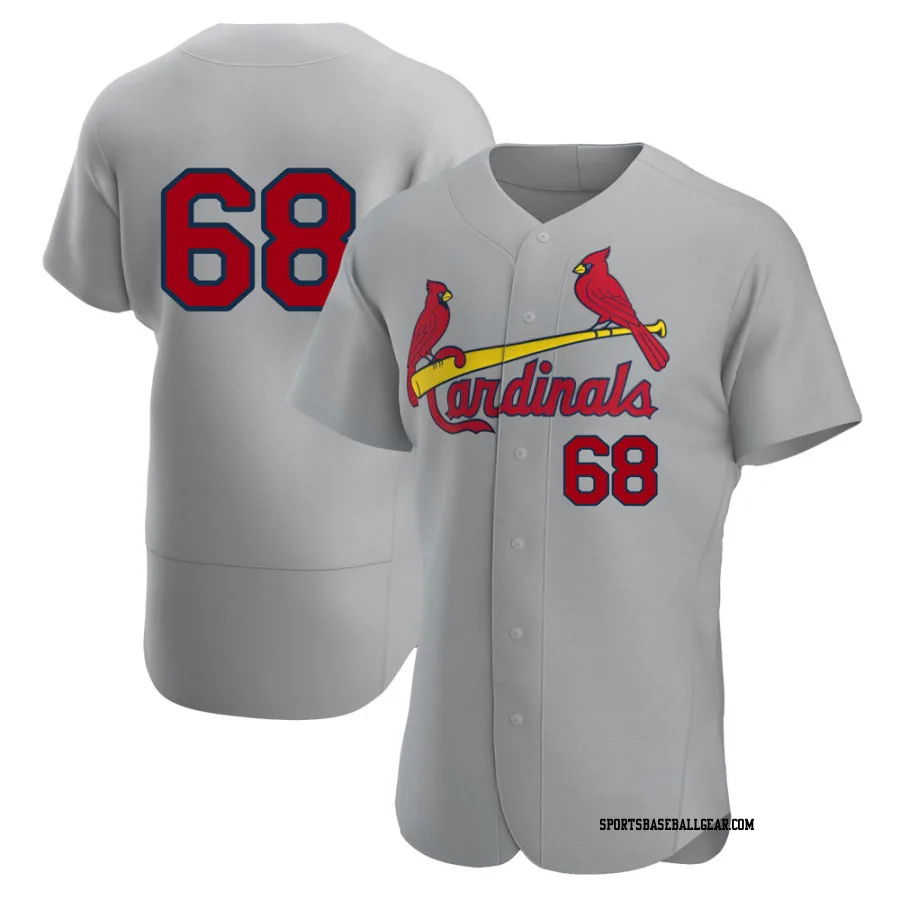 James Naile Men's St. Louis Cardinals Gray Authentic Road Jersey