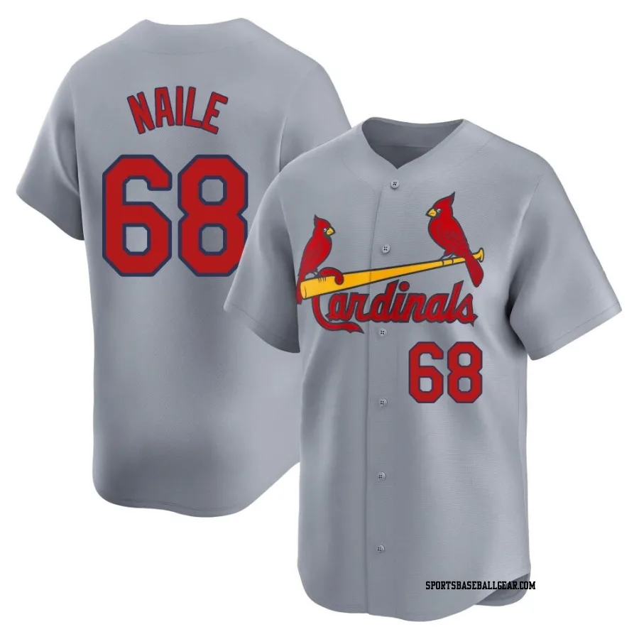 James Naile Youth St. Louis Cardinals Gray Limited Away Jersey