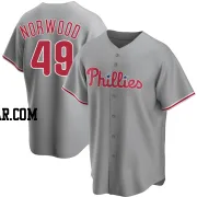 James Norwood Men's Philadelphia Phillies Gray Replica Road Jersey